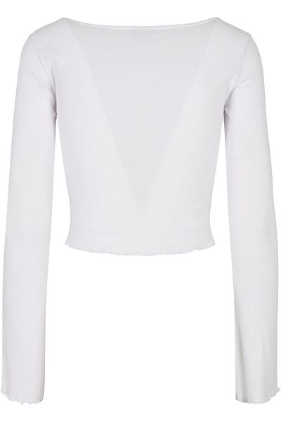 Urban Classics Damen Ladies Cropped Rib Cardigan