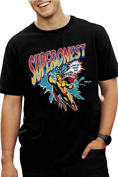StoryGift Romania Tricou Barbati Super Onest Supererou Sunt Aici Pentru Tine ...