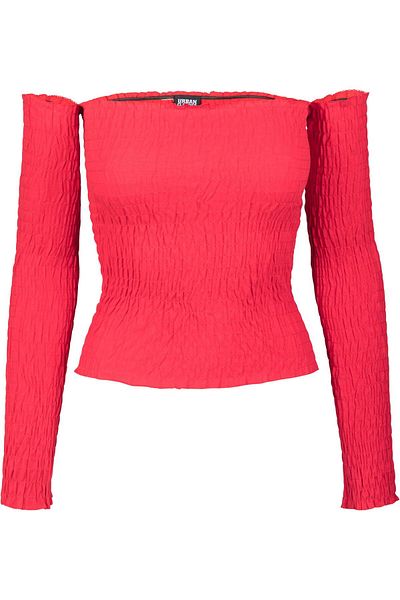 Urban Classics Damen Ladies Cold Shoulder Smoke L/s