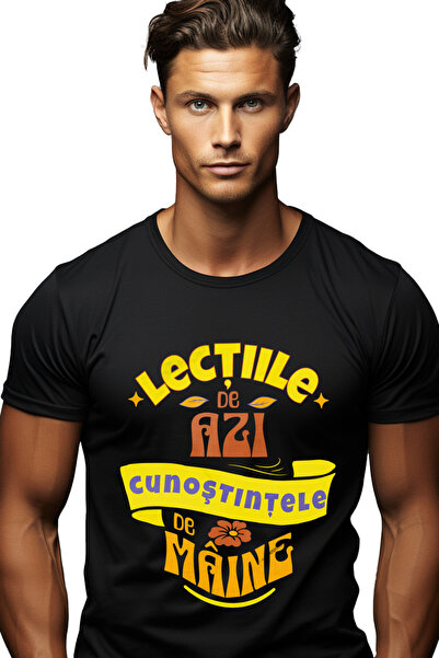 StoryGift Romania Tricou Barbati Lectiile De Azi, Cunostintele De Maine Cu Im...