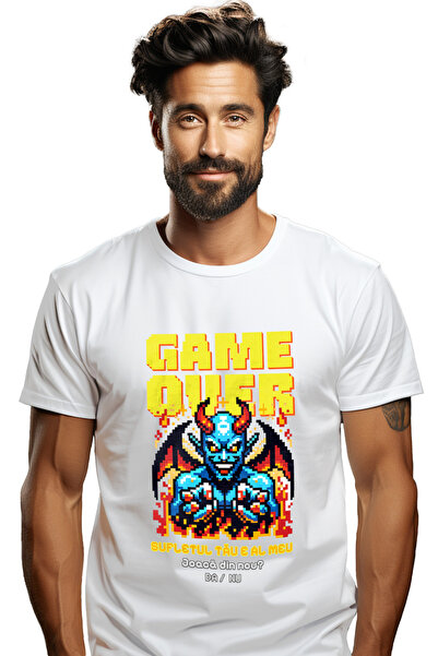StoryGift Romania Tricou Barbati Diavol Game Over - Sufletul Tau E Al Meu Cu ...