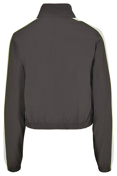 Urban Classics Damen Ladies Short Piped Track Jacket