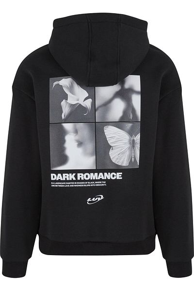 Upscale by Mister Tee Flauschiger Kapuzenpullover „Dark Romance“