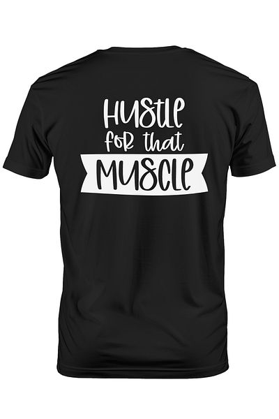 StoryGift Romania Men's T-shirt with the message "Work for that muscle" - passion sport effort with print
