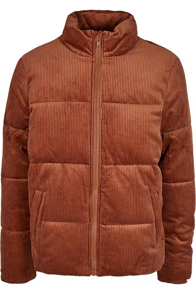 Urban Classics Herren Boxy Corduroy Puffer Jacket