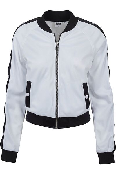 Urban Classics Damen Ladies Button Up Track Jacket