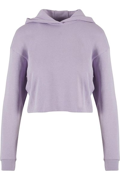 Urban Classics Damen Ladies Oversized Cropped Light Terry Hoodie