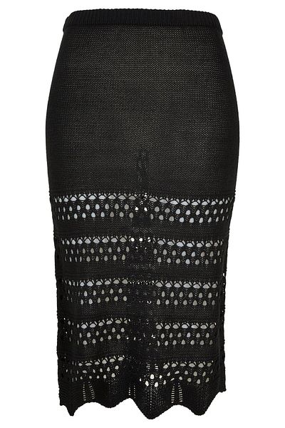 Urban Classics Damen Ladies 3/4 Crochet Knit Skirt