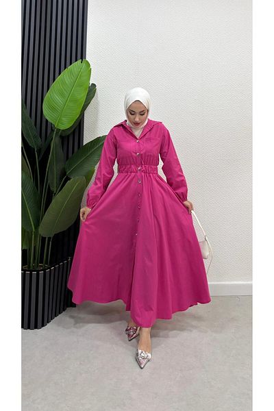 BRN IŞIK TESETTÜR Ραπαλίν Φόρεμα Hijab