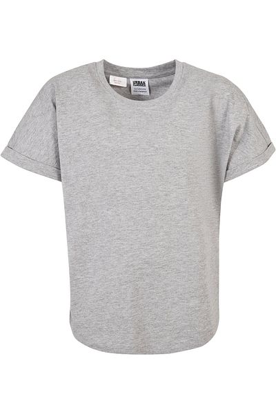 Urban Classics Herren Boys Long Shaped Turnup Tee