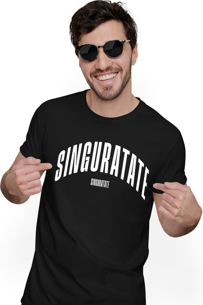StoryGift Romania Tricou Barbati Cuvantul Singuratate, Motivational, Self Hel...