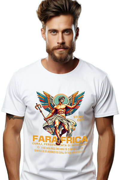 StoryGift Romania Tricou Barbati Ingerul Fara Frica - Curaj, Perseverenta Si ...