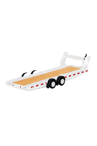 Skygo Mini Gt 1/64 Car Hauler Trailer White Mgtac21