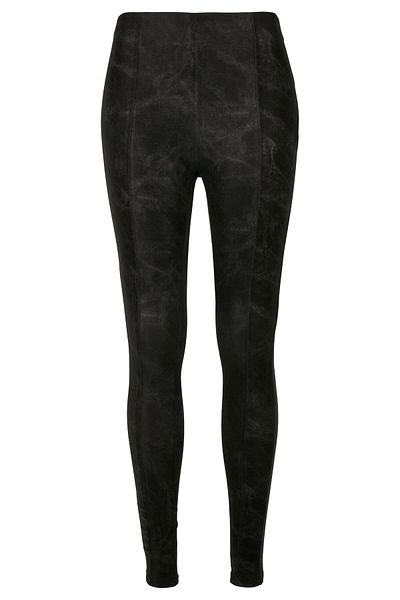 Urban Classics Damen Ladies Washed Faux Leather Pants