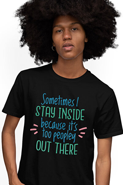 StoryGift Romania Tricou personalizat pentru bărbați Introvertiți, oameni tim...