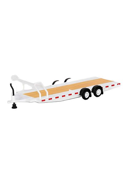 Skygo Mini Gt 1/64 Car Hauler Trailer White Mgtac21