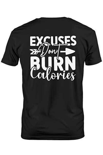 StoryGift Romania Tricou Barbati Cu Mesajul In Engleza "excuses Don't Burn Ca...