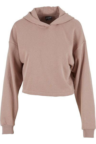 Urban Classics Damen Ladies Oversized Cropped Light Terry Hoodie