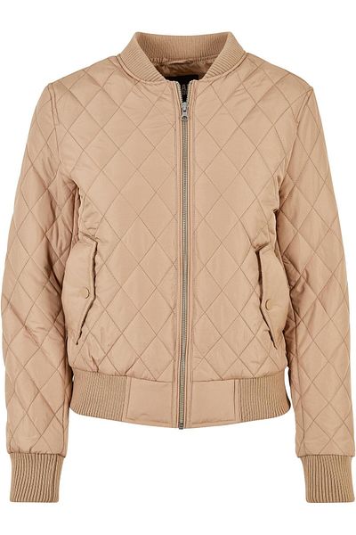 Urban Classics Damen Ladies Diamond Quilt Nylon Jacket