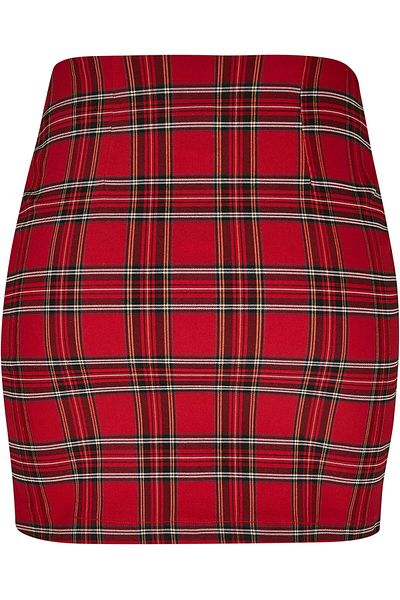Urban Classics Damen Ladies Short Checker Skirt