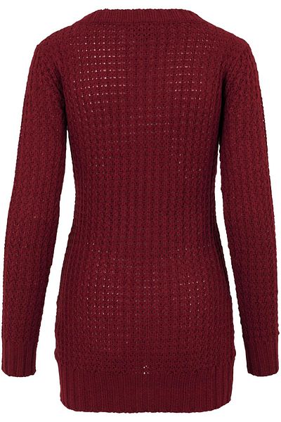 Urban Classics Damen Ladies Long Wideneck Sweater