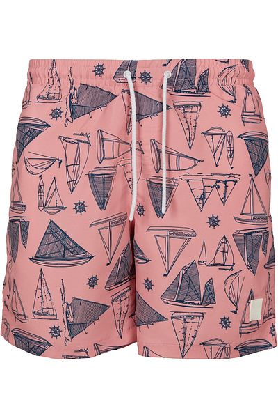 Urban Classics Herren Pattern Swim Shorts