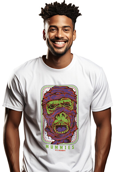 StoryGift Romania Tricou Barbati Cu Text In Engleza Mummies, Portret Mumie Gu...