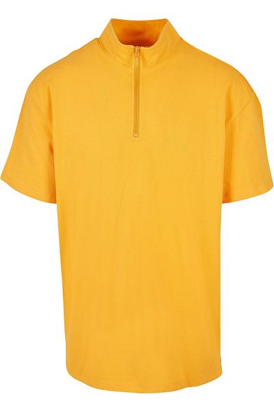 Urban Classics Herren Boxy Zip Pique Tee