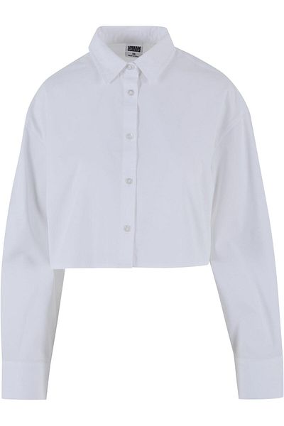 Urban Classics Damen Ladies Cropped Oversized Blouse