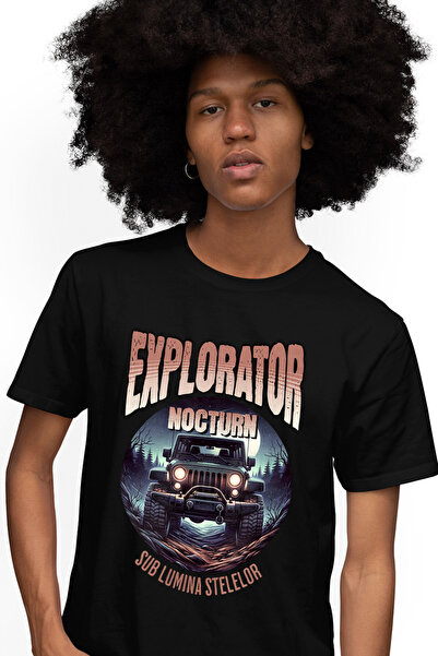 StoryGift Romania Tricou Barbati Explorator Nocturn Sub Luimina Stelelor Masi...