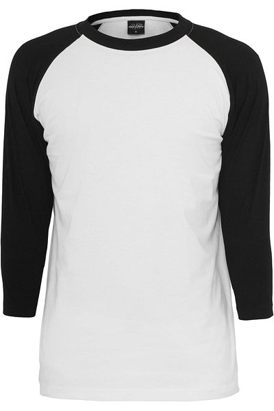 Urban Classics Herren Contrast 3/4 Sleeve Raglan Tee