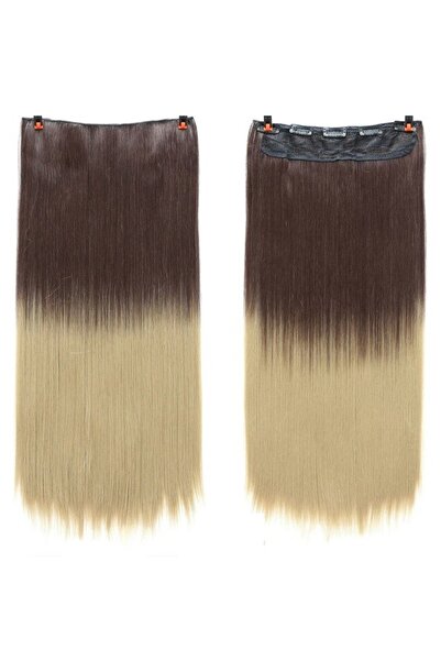 animis beauty Extensii par Ombre Blond, drepte, tresa cu 5 clipsuri, 60 cm, f...