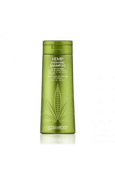 Giovany Giovanni Hemp & Aloe Vera Hydrating Shampoo for All Hair Types - 250 ml