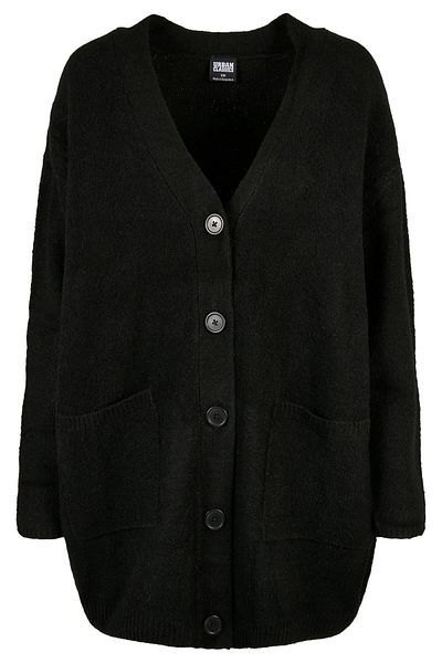 Urban Classics Damen Ladies Chunky Fluffy Knit Cardigan