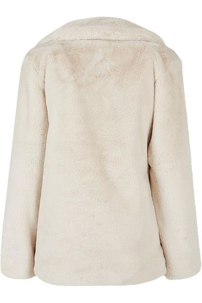 Urban Classics Damen Ladies Lapel Teddy Jacket