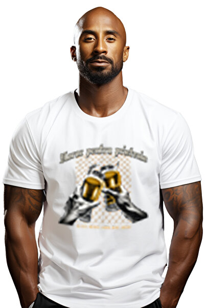 StoryGift Romania Tricou Barbati Maini Dand Noroc Pahare De Bere Prietenie Cu...