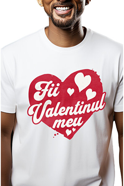 StoryGift Romania Tricou Barbati Fii Valentinul Meu Cuplu Valentine's Day Cu ...