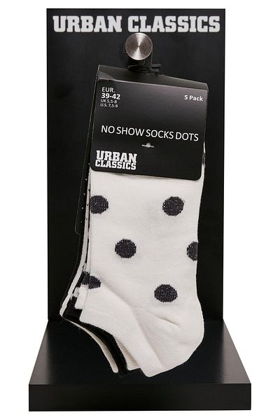 Urban Classics Unisex Füßlinge Dots 5er-Pack
