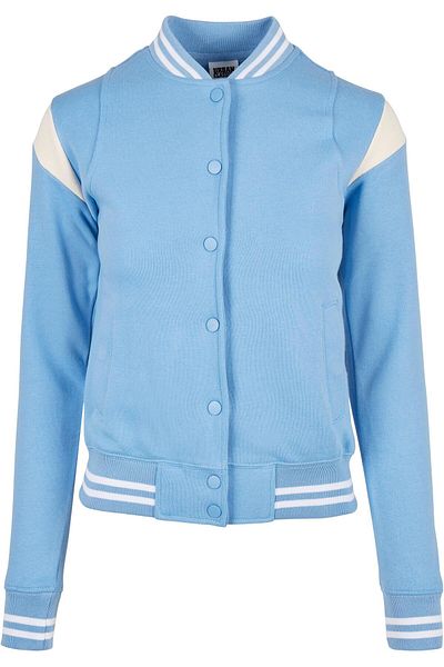 Urban Classics Damen Ladies Inset College Sweat Jacket