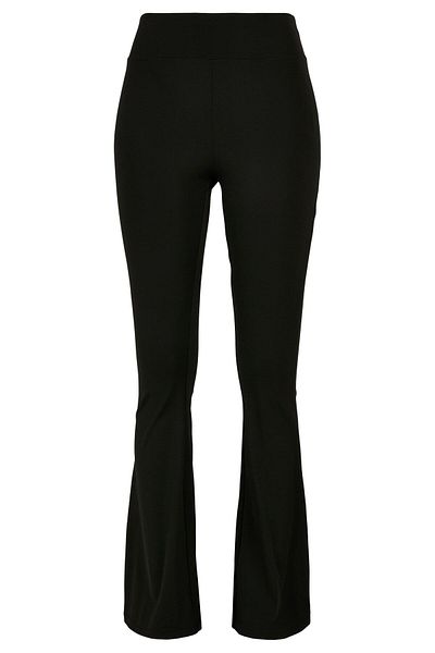 Urban Classics Damen Ladies Recycled High Waist Flared Leggings