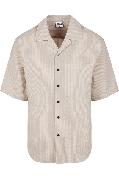 Urban Classics Herren Relaxed Seersucker Short Sleeve Shirt