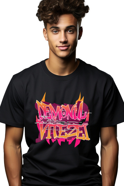 StoryGift Romania Tricou Barbati Iubirtorii De Masini Si Adrenalina Demonul V...