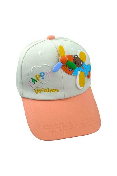 Aware Time 3-6 Years Unisex Children's Summer Hat with Adjustable Back Accessory