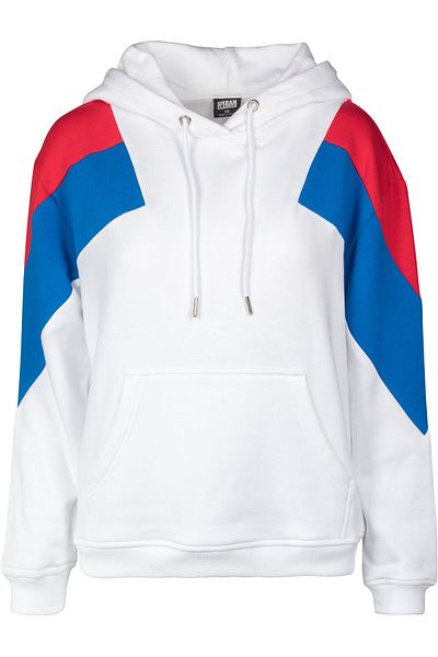 Urban Classics Damen Ladies Oversize 3-tone Block Hoody
