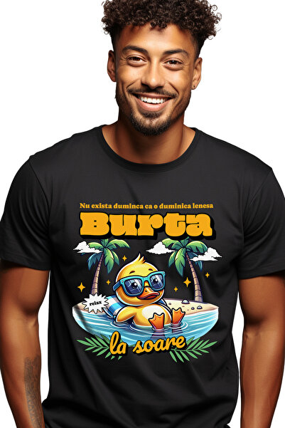 StoryGift Romania Tricou Barbati Nu Exista Duminica Ca Cea Lenesa Rata La Soa...