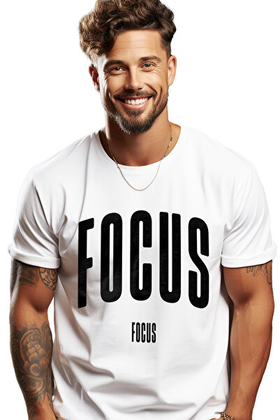 StoryGift Romania Tricou Barbati Cuvantul Focus, Motivational, Self Help, Int...