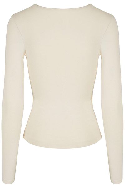 Urban Classics Damen Ladies Crossed Cut Out Longsleeve
