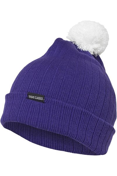 Urban Classics Unisex Contrast Bobble Beanie
