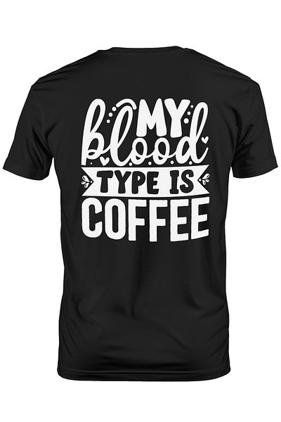 StoryGift Romania Tricou Barbati Pentru Cei Care Au Cafea Pana Ca Si In Sange Cu Imprimeu Pe Spate, 100% Bumstg