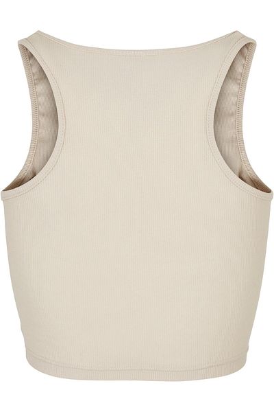 Urban Classics Damen Ladies Cropped Rib Top